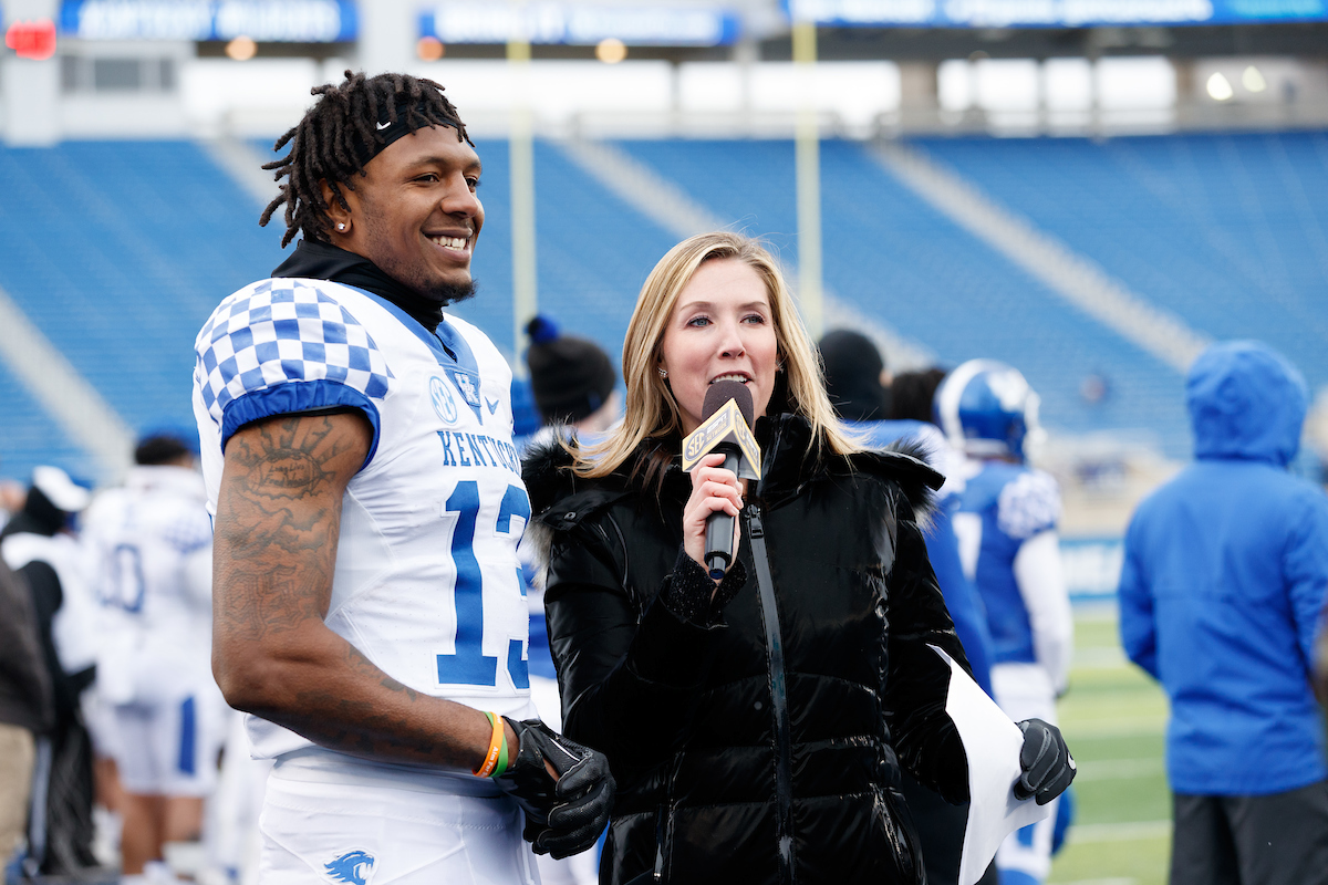 J.J. Weaver.

The Blue-White Spring Game.

Elliott Hess | UK Athletics