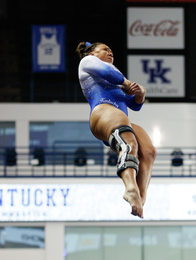 DANAEA DAVIS.


The University of Kentucky gymnastics team beats LSU, 197.150 - 196.025.

Photo by Elliott Hess | UK Athletics