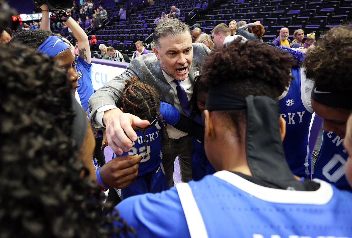 Matthew Mitchell

Kentucky Women's Basketball beat LSU 64-60. 

Photo by Britney Howard  | UK Athletics