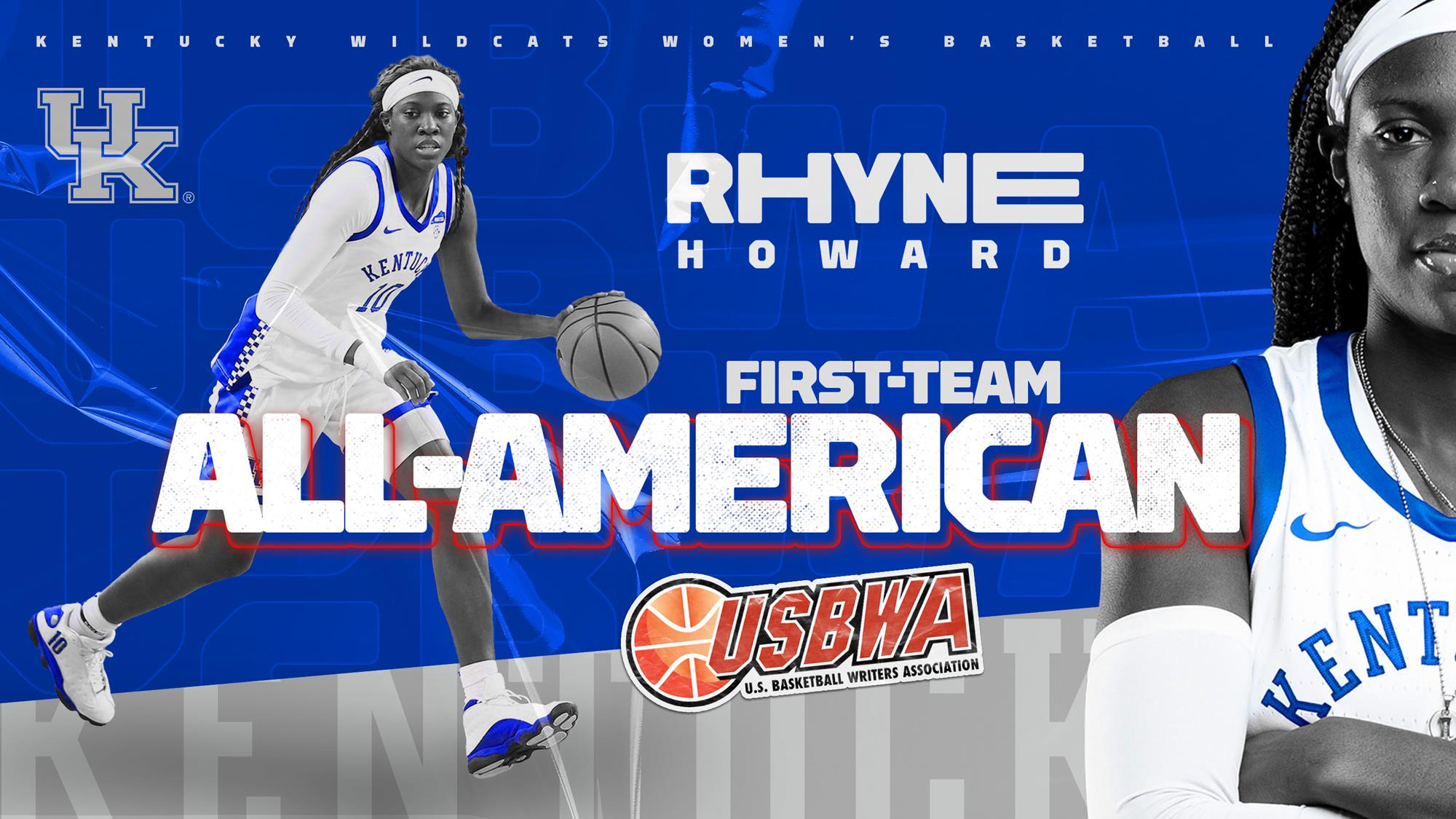 Rhyne Howard Named First-Team All-America by USBWA