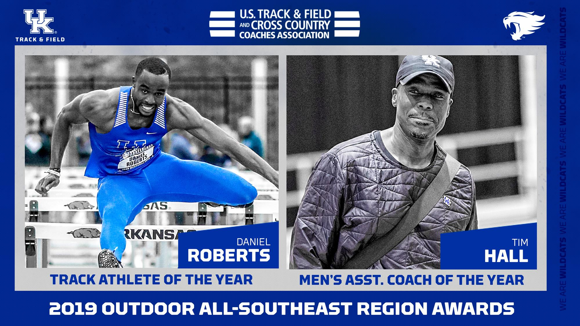 Roberts, Hall win USTFCCCA All-SE Region Awards