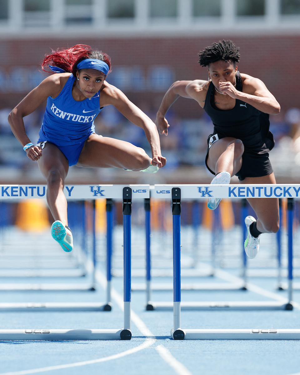 Masai Russell.

Day two of the Kentucky Invitational.

Elliott Hess | UK Athletics