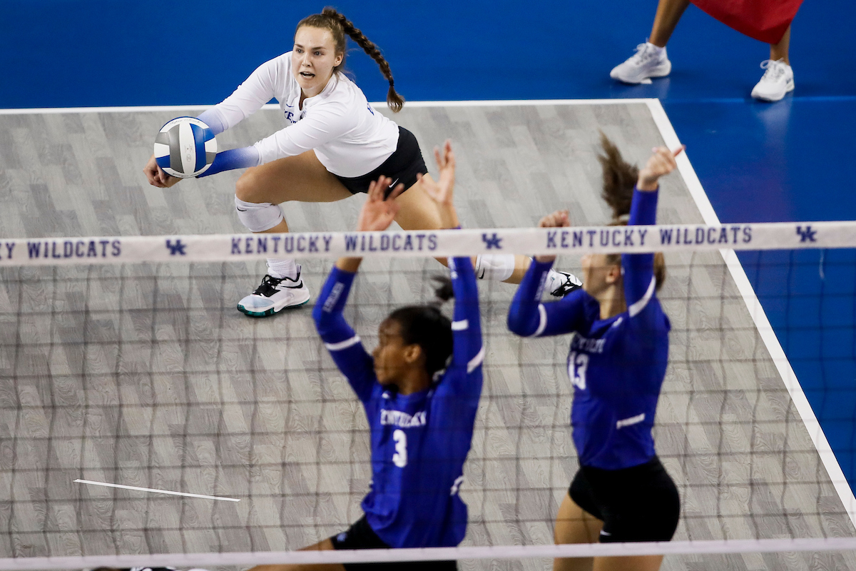 Eleanor Beavin.

UK Volleyball Blue-White Scrimmage.

Photos by Chet White | UK Athletics