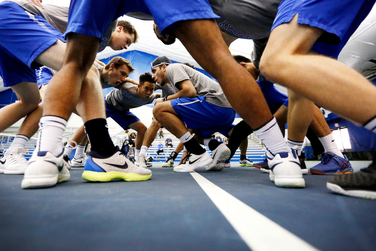 University of Kentucky men's tennis hosts Duke.

Photo by Quinn Foster | UK Athletics