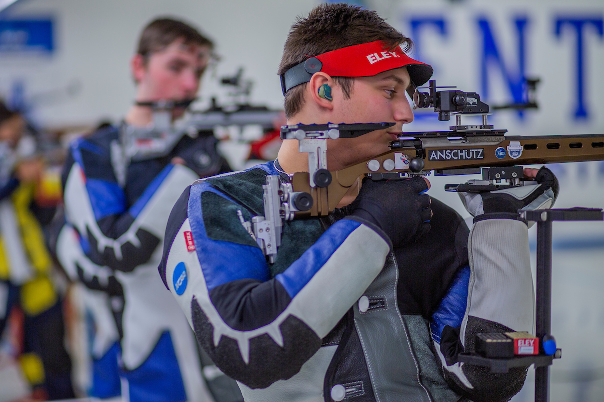 Richard Clark. 

Kentucky Rifle vs the Navy. 

Photo by Grant Lee | UK Athletics