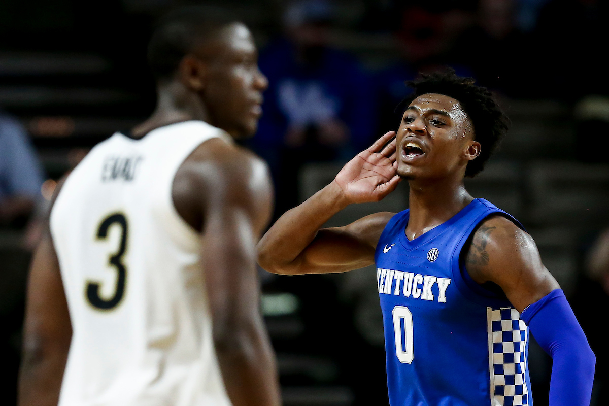 Ashton Hagans.

Kentucky beat Vanderbilt 78-64.

Photo by Chet White | UK Athletics