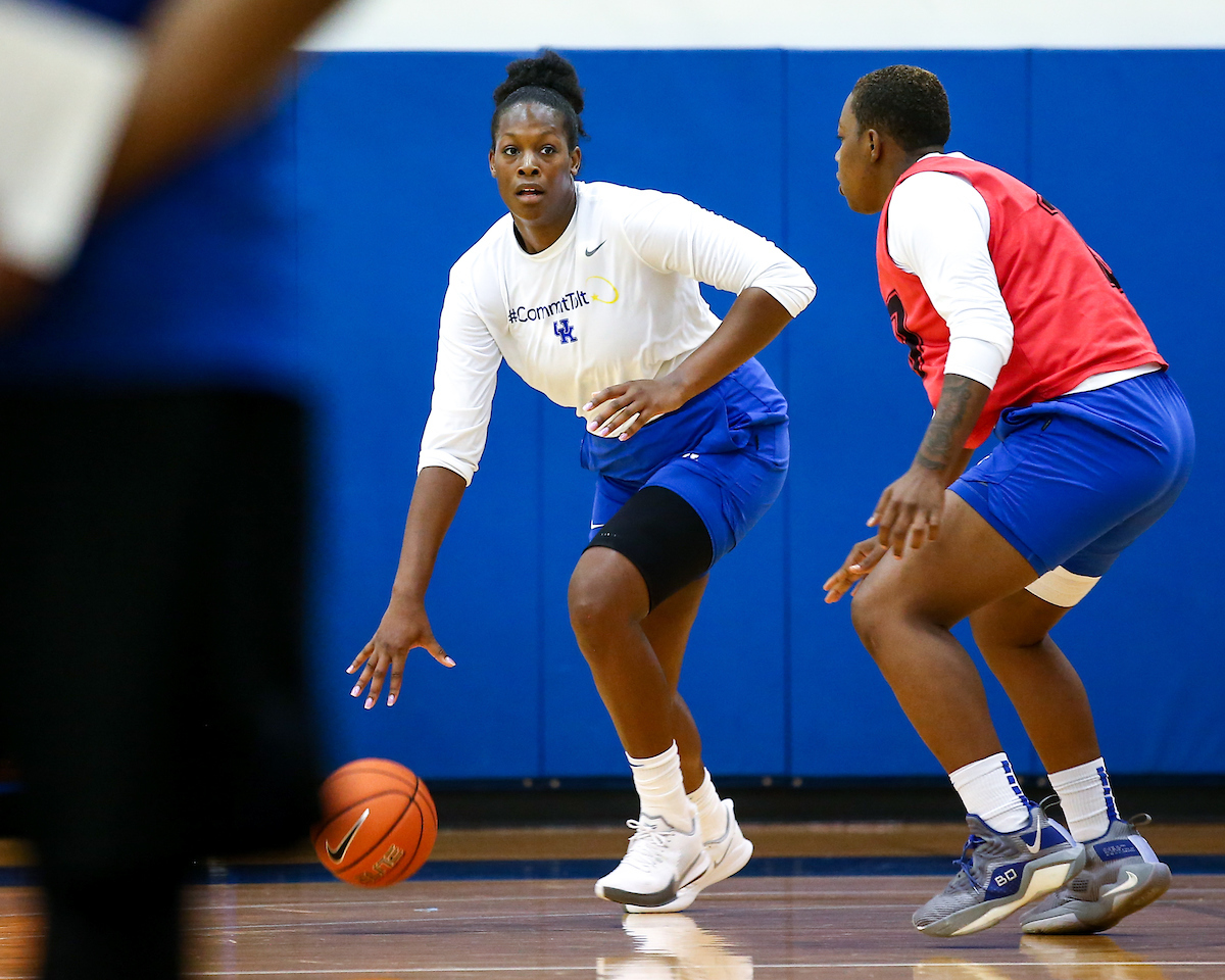 Olivia Owens. 

WBB Practice.

Photo by Eddie Justice | UK Athletics