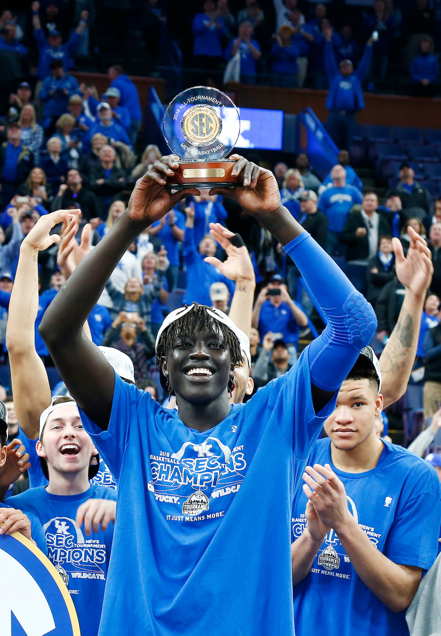Wenyen Gabriel.

The University of Kentucky men's basketball team beat Tennessee 77-72 to claim the 2018 SEC Men's Basketball Tournament championship at Scottrade Center in St. Louis, Mo., on Sunday, March 11, 2018.

Photo by Chet White | UK Athletics