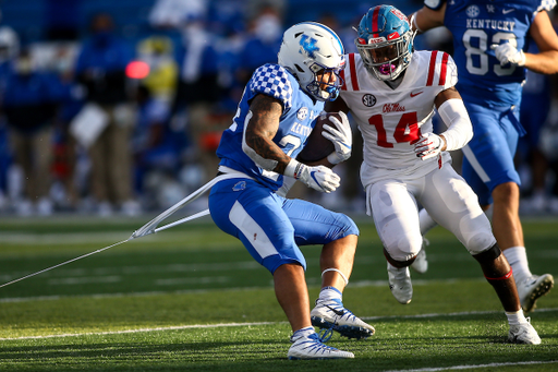 Christopher Rodriguez. 

Kentucky falls to Ole Miss, 42-41.

Photo by Eddie Justice | UK Athletics