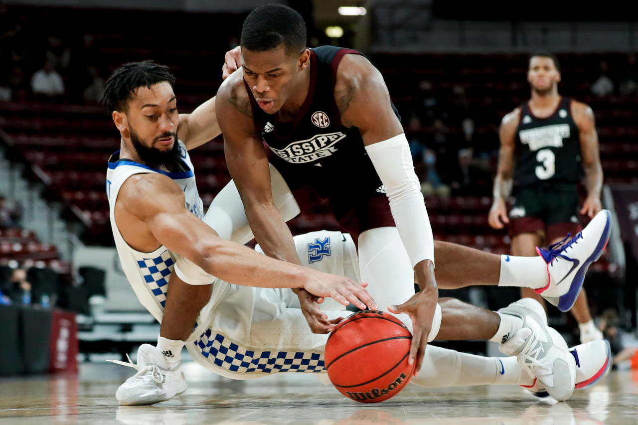 Davion Mintz.

Kentucky beat Mississippi State 78-73 in Starkville.

Photo by Chet White | UK Athletics