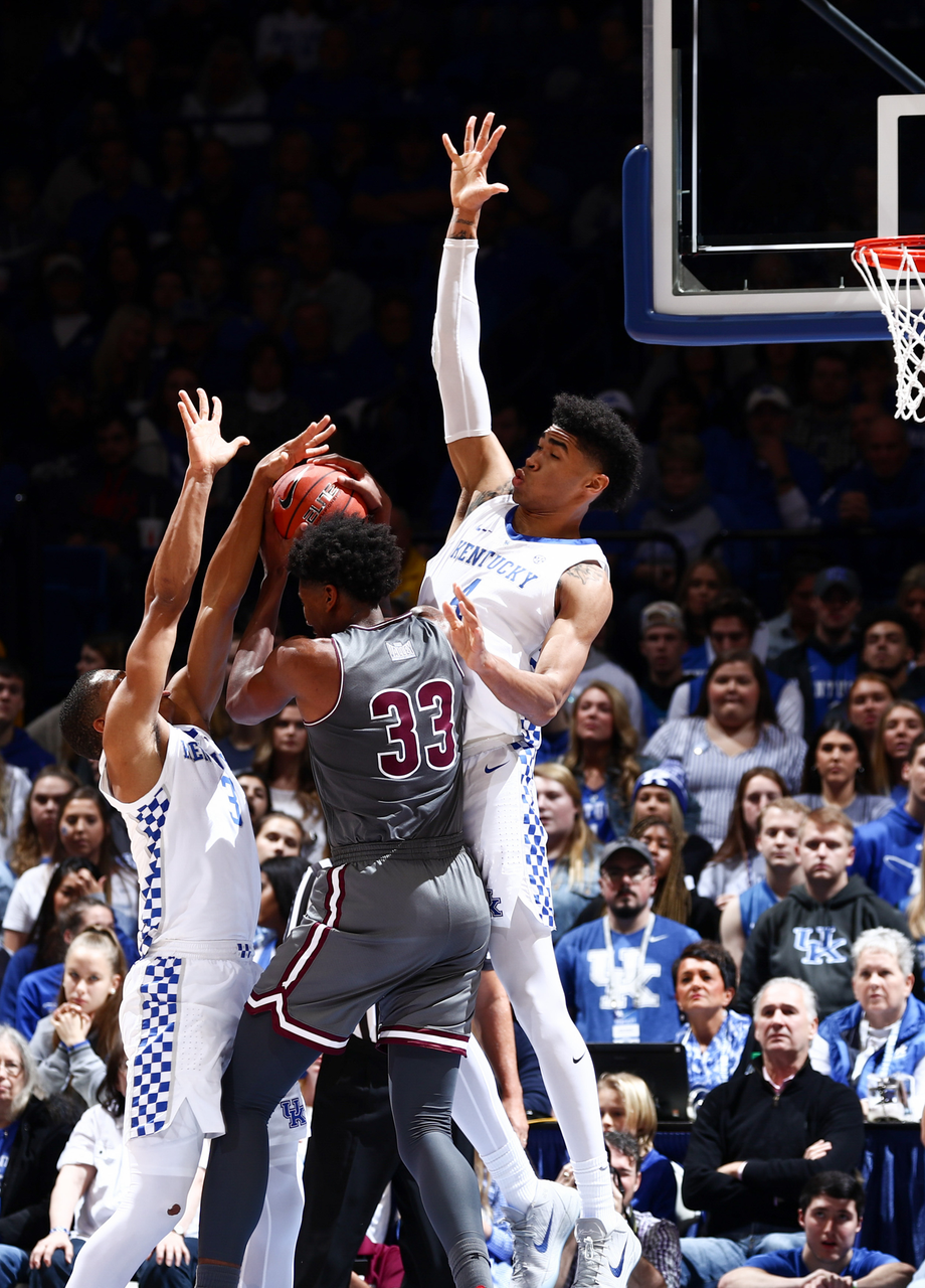 Nick Richards

Men's basketball beat SIU 71-59.

Photo by Chet White | UK Athletics