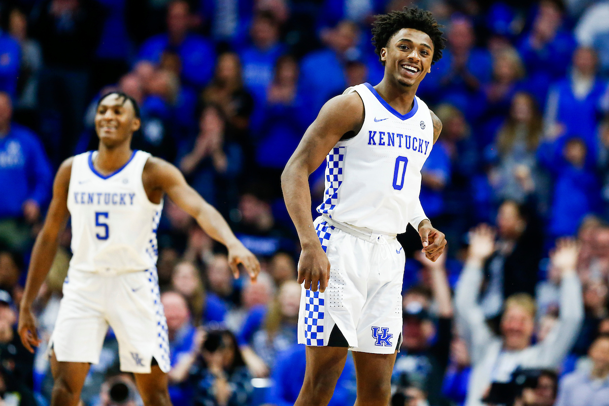 Immanuel Quickley. Ashton Hagans.

UK beats Vandy 71-62.

Photo by Chet White | UK Athletics
