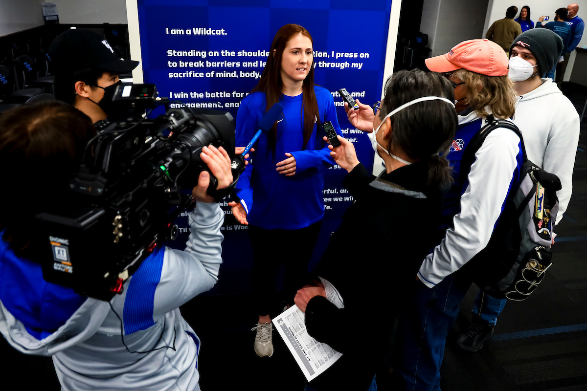 Renee Abernathy.

Kentucky Softball and Baseball media day

Photo by Eddie Justice | UK Athletics