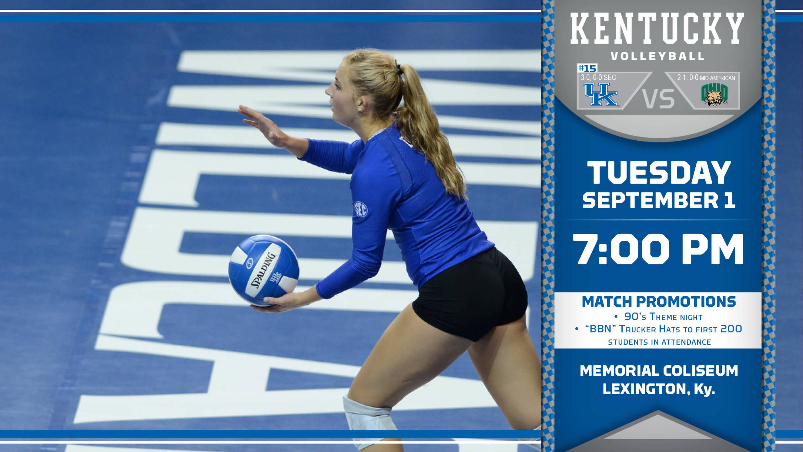 Volleyball Set for Midweek Matchup with Ohio