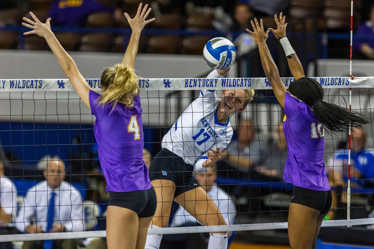 Alli Stumler.

UK sweeps LSU 3-0.

Photo by Grant Lee | UK Athletics