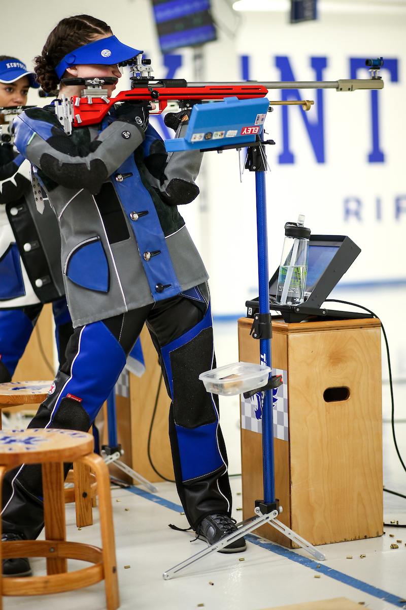 Mary Tucker. 

Kentucky beat Memphis. 

Photo by Eddie Justice | UK Athletics