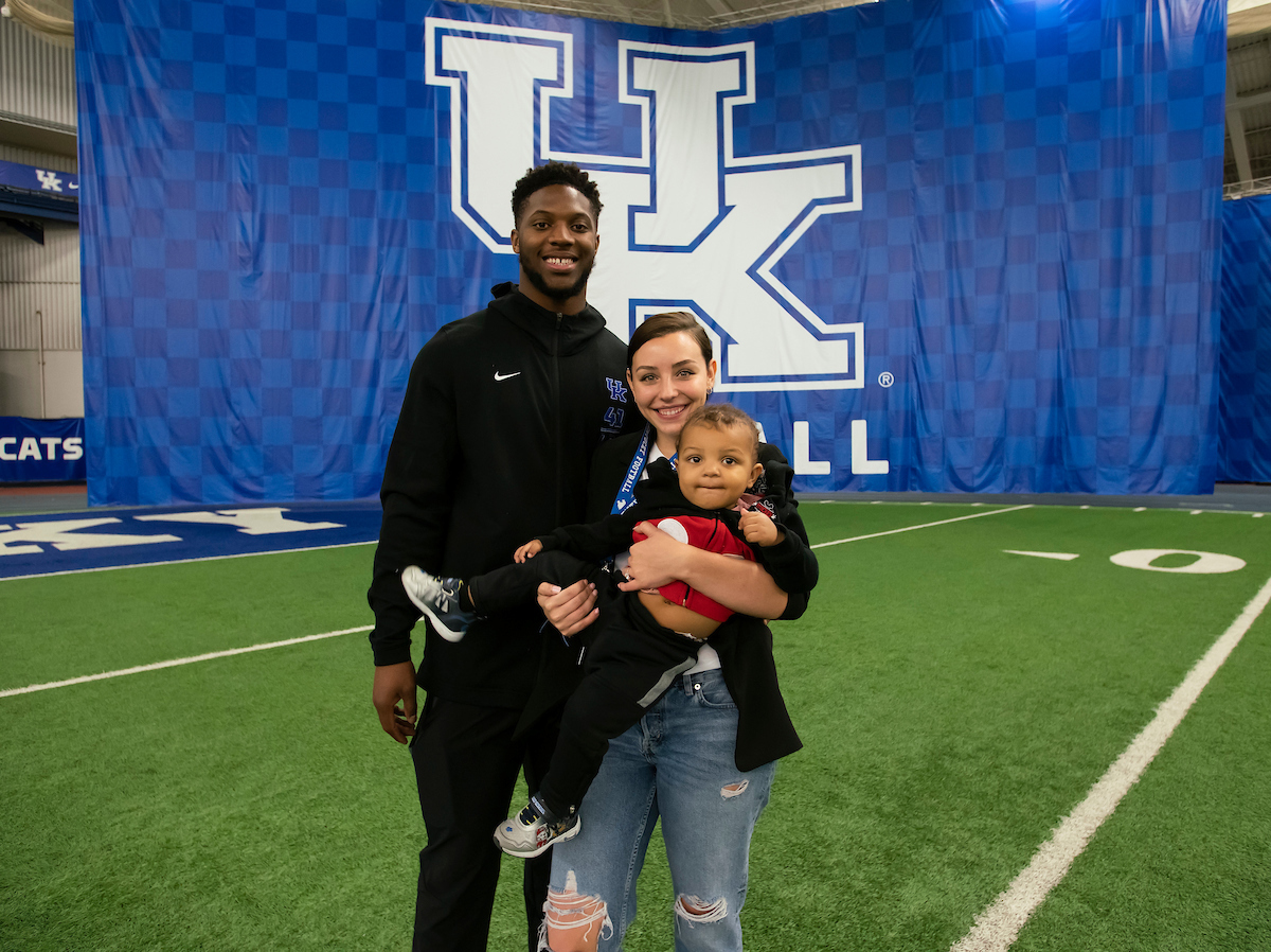 Josh Allen.

Pro Day for UK Football.

Photo by Jacob Noger | UK Athletics