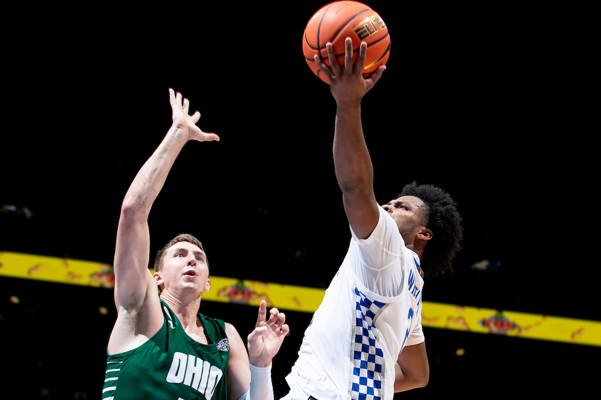 Sahvir Wheeler. 

Kentucky beat Ohio University 77-59.

Photos by Chet White | UK Athletics