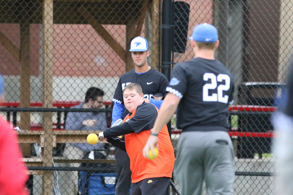 The Baseball team spends the morning with a group of kids in the Miracle League on Saturday, October 13th at Shillito Park.

Photos by Noah J. Richter | UK Athletics