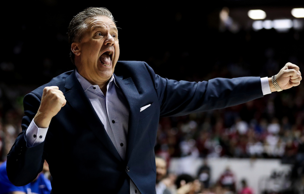 John Calipari.

Kentucky beat Alabama 66-55.

Photos by Chet White | UK Athletics