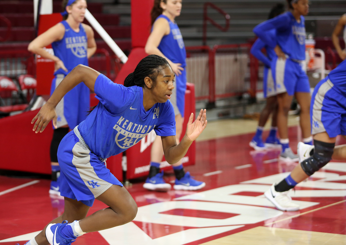 Taylor Murray

The University of Kentucky women's basketball team practices at Bud Walton Arena on Monday, January 29, 2018.
Photo by Britney Howard | UK Athletics
