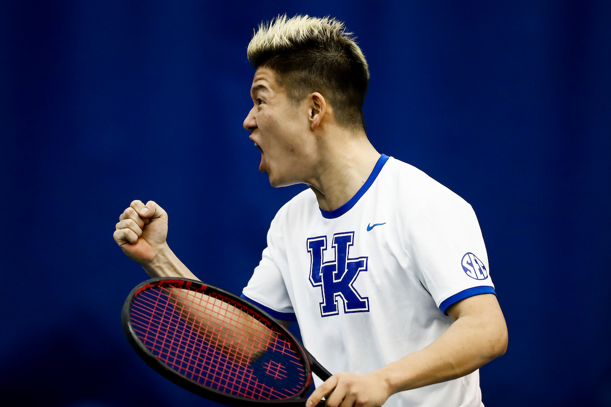Kento Yamada.

Kentucky beat Memphis 4-1.

Photo by Chet White | UK Athletics