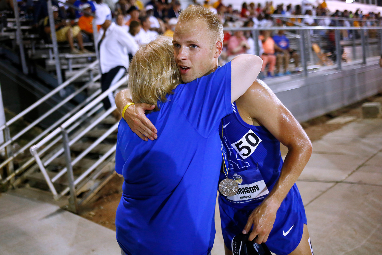 Jacob Thomson.

Day three of the 2018 SEC Outdoor Track and Field Championships on Sunday, May 13, 2018, at Tom Black Track in Knoxville, TN.

Photo by Chet White | UK Athletics