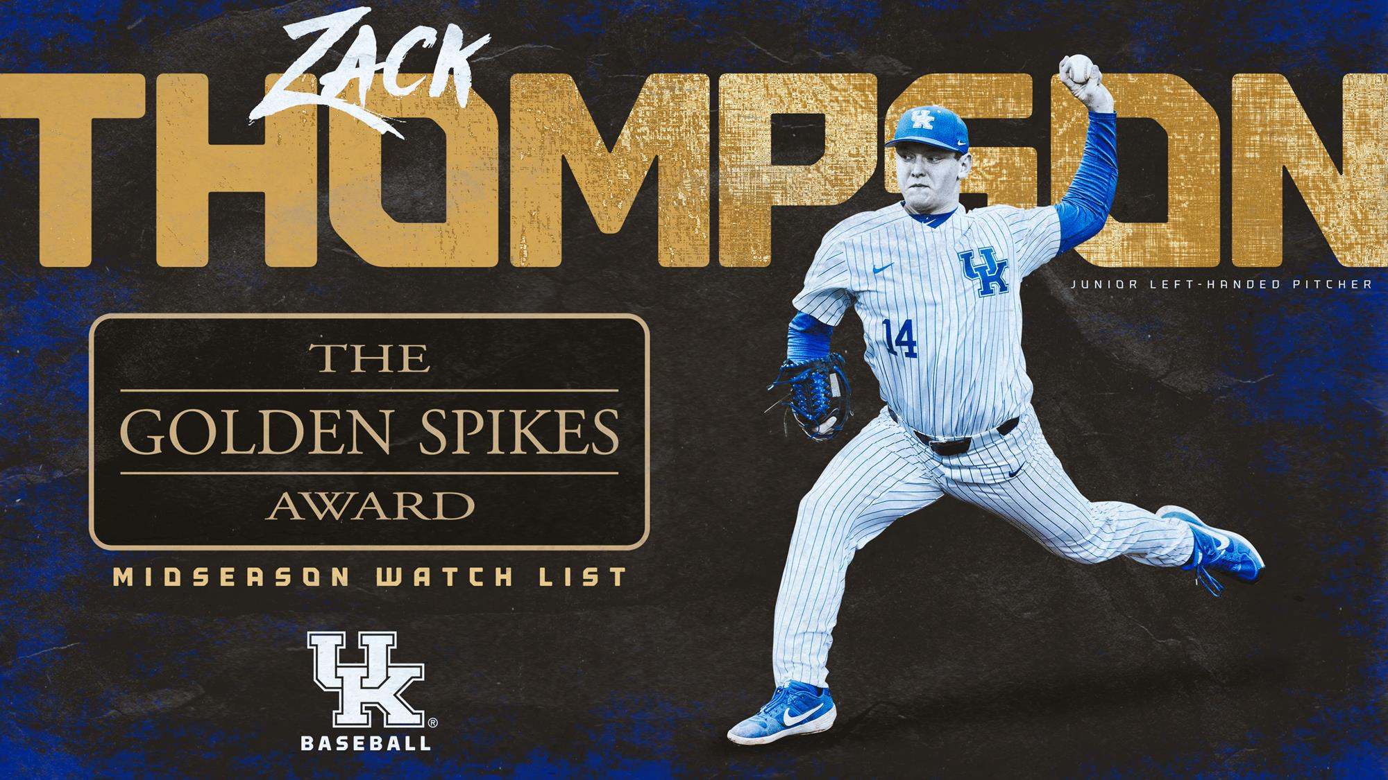 Thompson Named to Golden Spikes Award Midseason Watch List