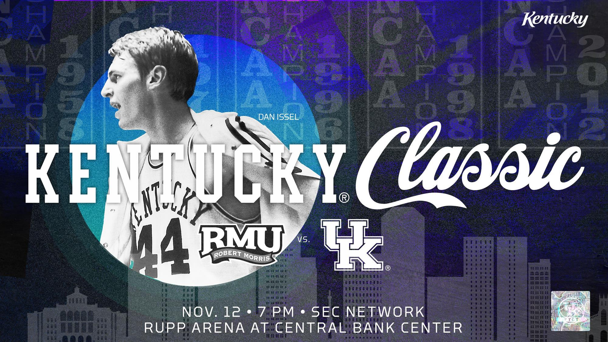 Kentucky Hosts Robert Morris in Home Opener Friday