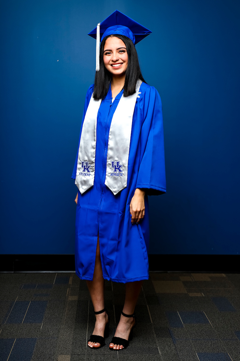 Miranda Jimenez.

December 2021 Graduation Photos.

Photo by Eddie Justice | UK Athletics