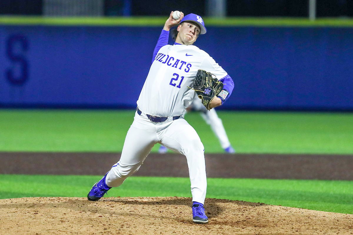 Wyatt Hudepohl.

Kentucky defeats Western Michigan 14-3.

Photo by Sarah Caputi | UK Athletics