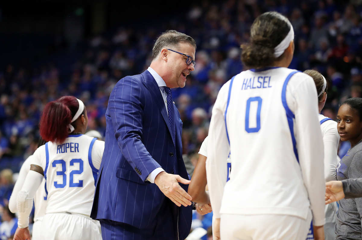 Matthew Mitchell

The UK Women's Basketball team beat Florida 62-51. 

Photo by Britney Howard | UK Athletics