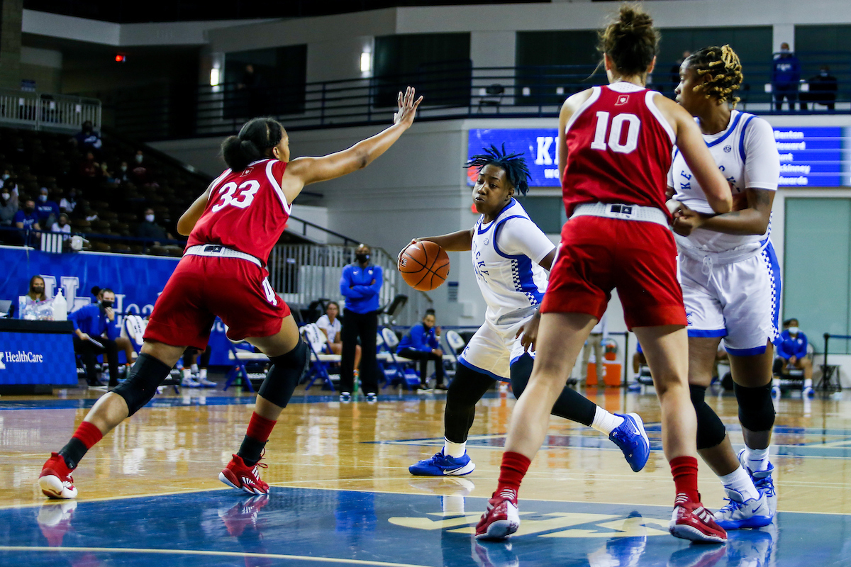 Dre’Una Edwards.

Kentucky beats Indiana 72-68.

Photo by Hannah Phillips | UK Athletics