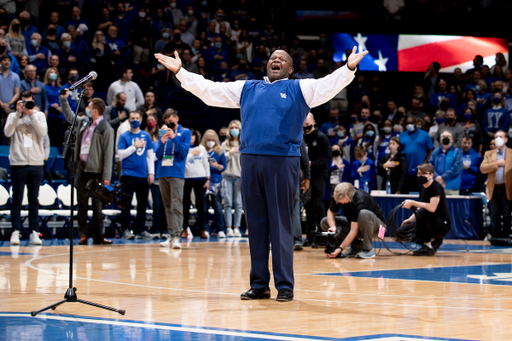 National Anthem.

Kentucky beat High Point 92-48.

Photos by Chet White | UK Athletics