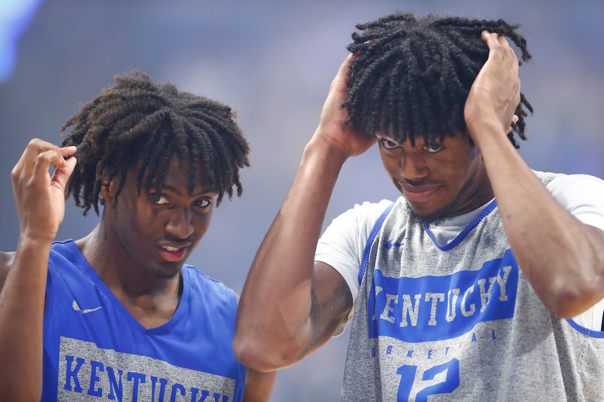 Tyrese Maxey. Keion Brooks Jr.

2019 Big Blue Madness

Photo by Chet White | UK Athletics