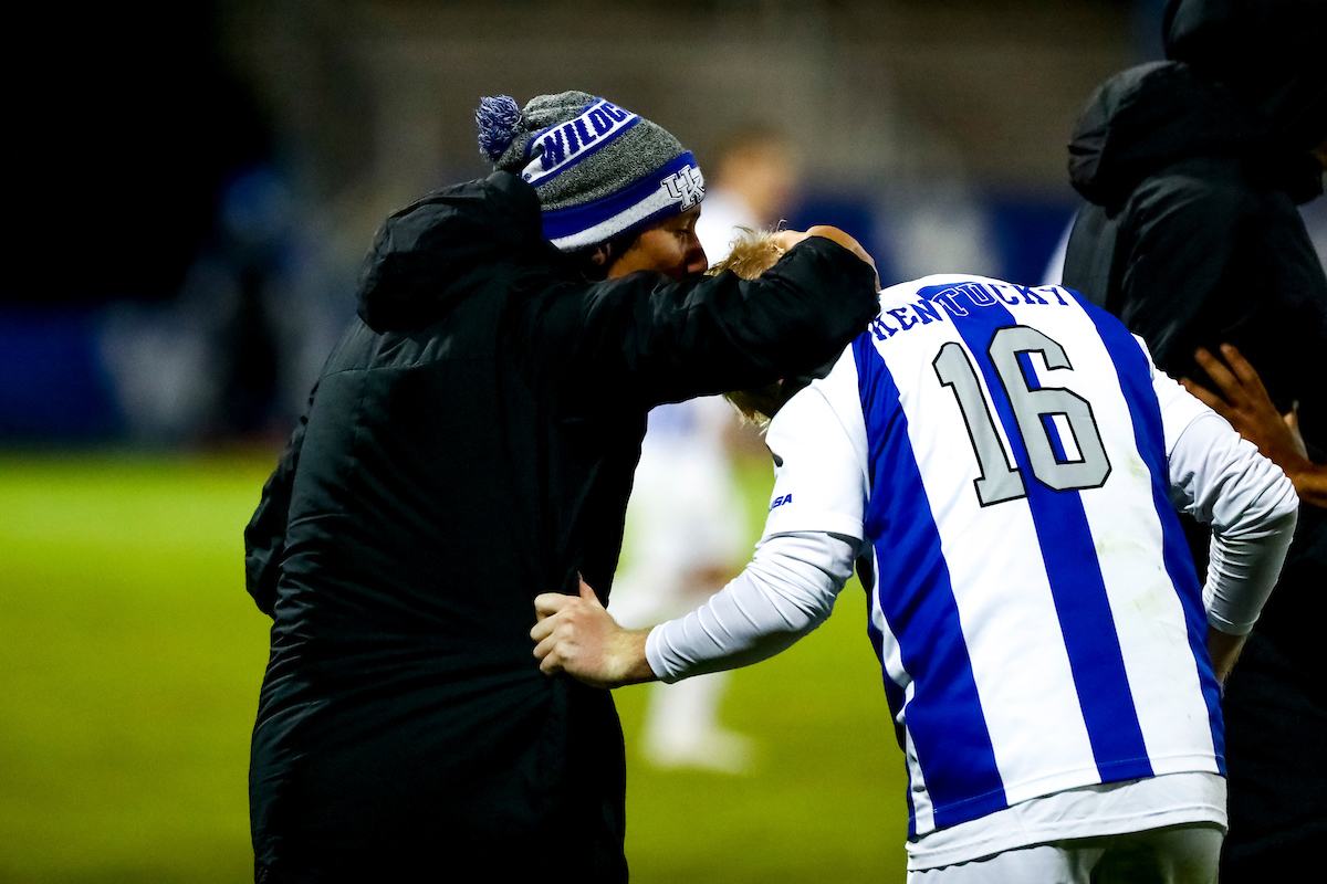 Robert Screen. 

Kentucky defeats Ohio State University 2-1. 

Photo by Eddie Justice | UK Athletics