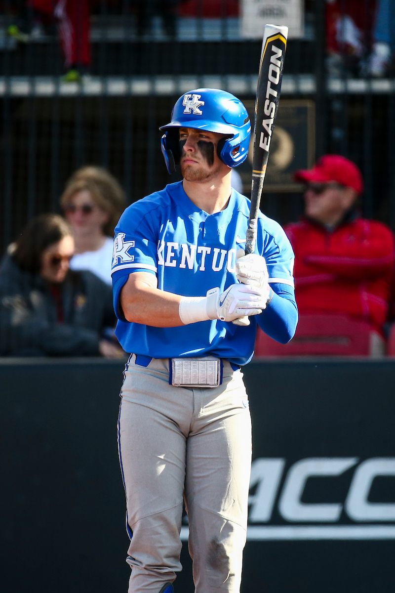 Chase Estep. 

Kentucky falls to Louisville 2-4.

Photo by Sarah Caputi | UK Athletics