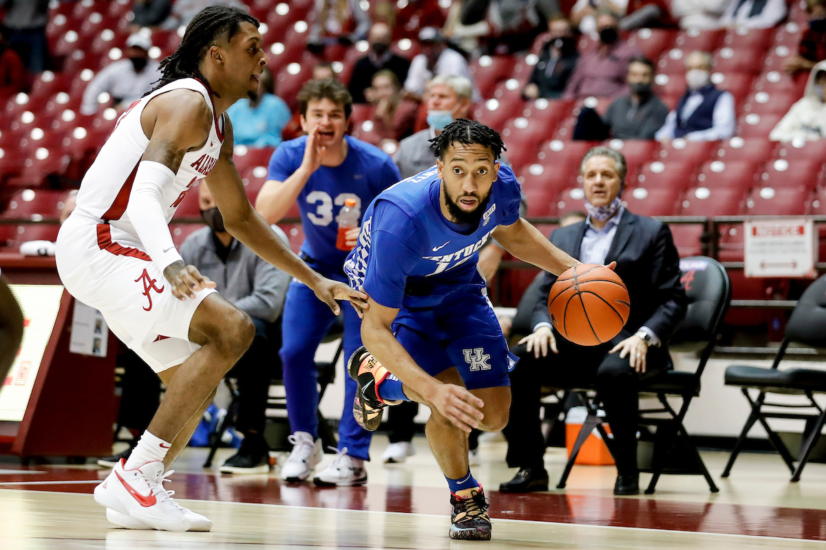 Davion Mintz. Riley Welch. John Calipari.

Kentucky loses to Alabama, 70-59.

Photo by Chet White | UK Athletics