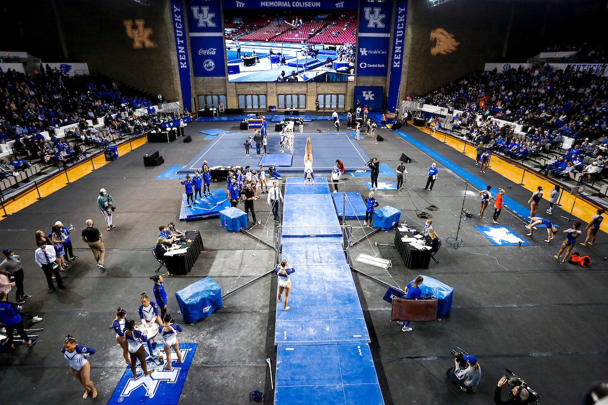 Bars.

Kentucky gymnastics loses to Florida.

Photo by Tommy Quarles | UK Athletics