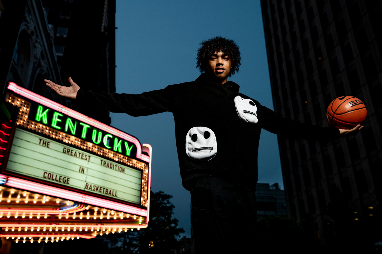 Brandon Boston Jr.

Menâ??s basketball photo shoot at Kentucky Theater. 

Photo by Chet White | UK Athletics