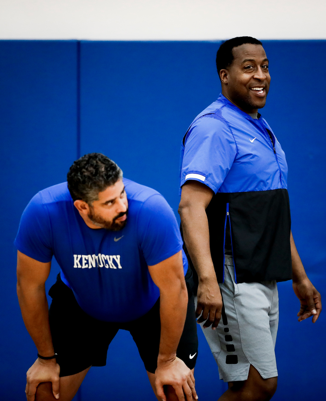 Orlando Antigua. Chin Coleman.

First practice of the season.

Photos by Chet White | UK Athletics