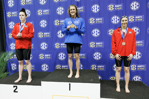 Riley Gaines. 

Day four of the SEC Swim and Dive Championship.

Photo by Elliott Hess | UK Athletics