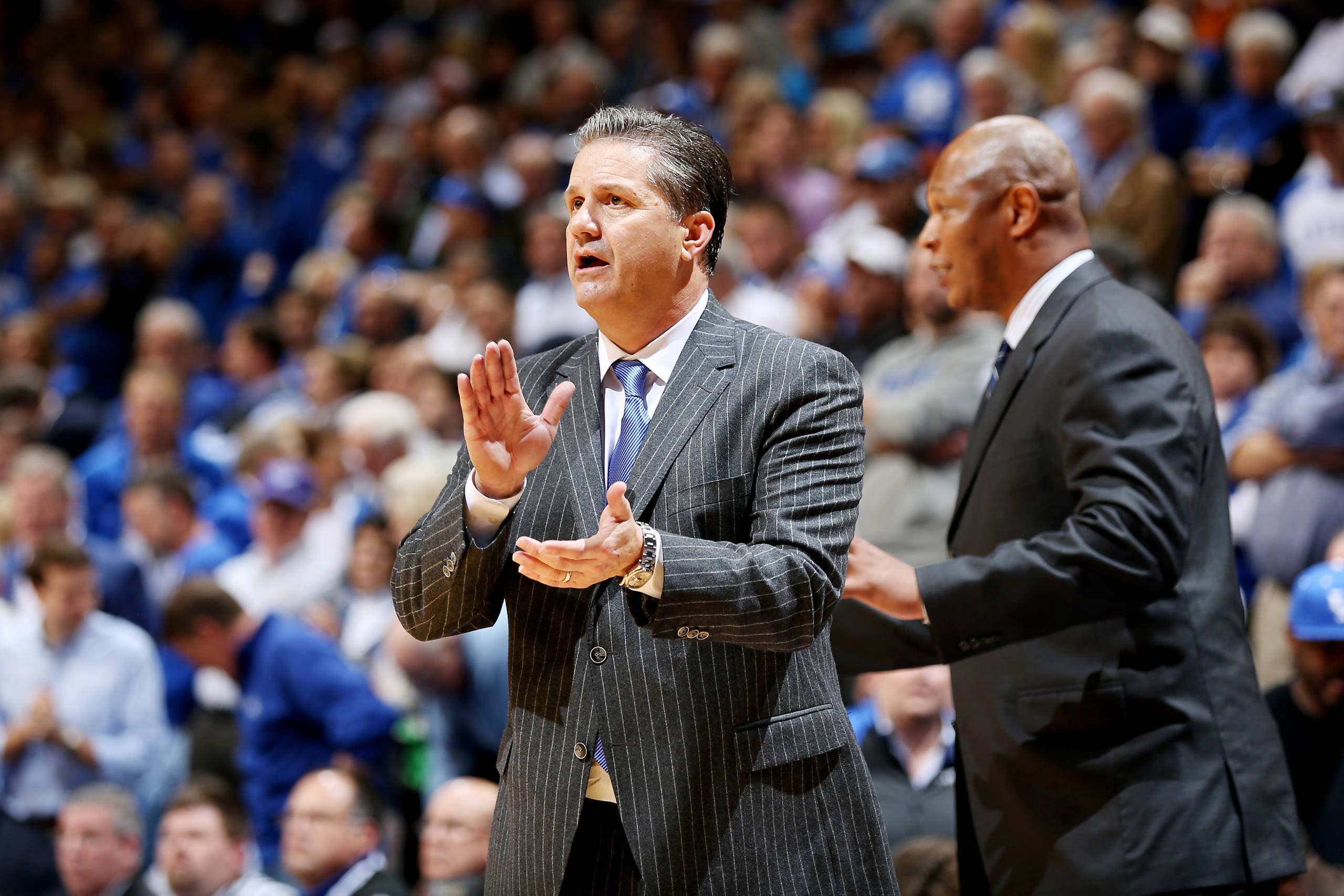 Calipari to Pay Spring Tuition for Two Students at Blue-White Game