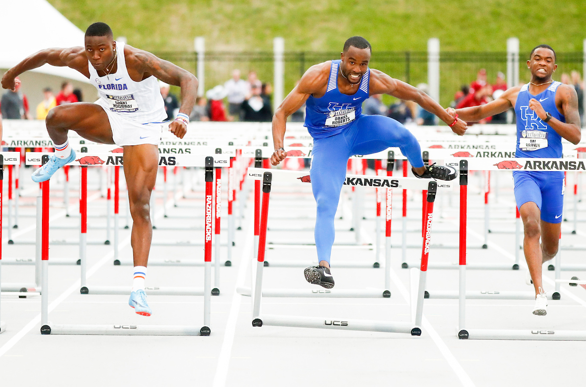 Daniel Roberts. Tai Brown.

Day three of the 2019 SEC Outdoor Track and Field Championships.
