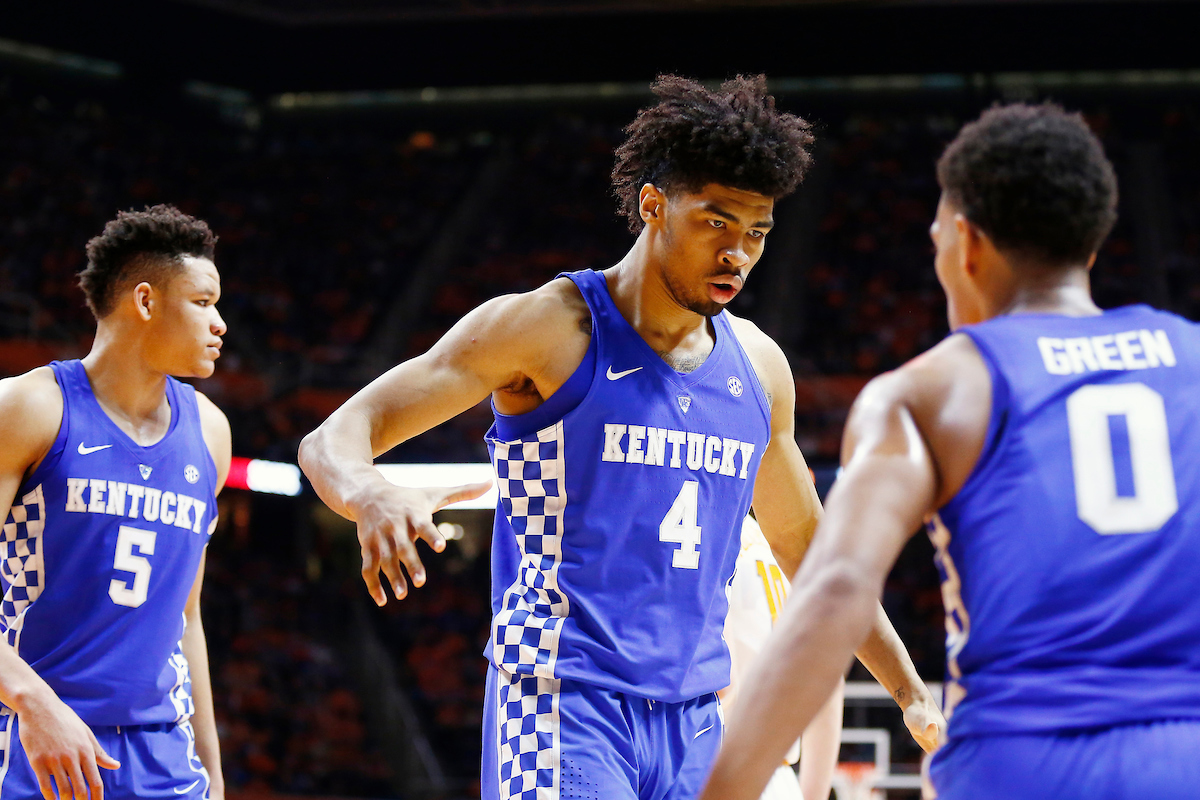 Nick Richards.

The University of Kentucky men's basketball team falls to Tennessee 76-65 on Saturday, January 6, 2018, at Thompson-Boling Arena in Knoxville, TN.

Photo by Chet White | UK Athletics