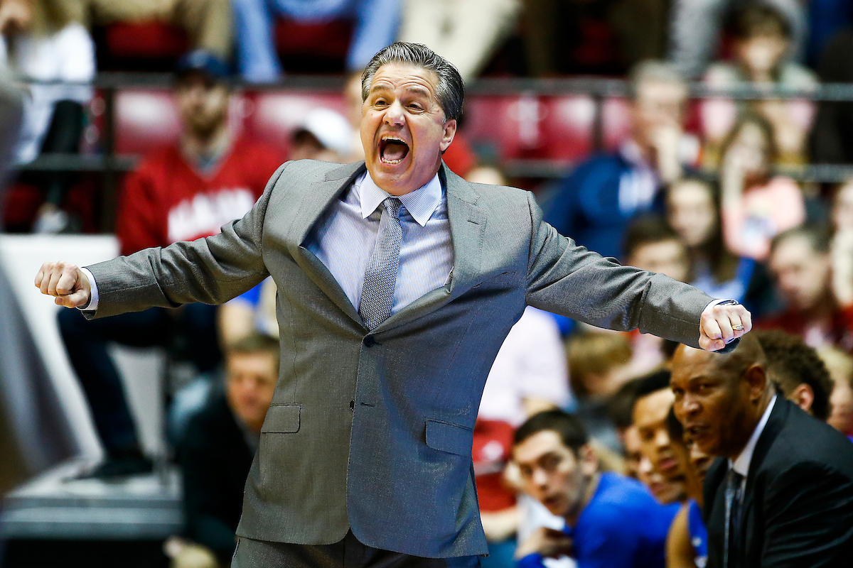 John Calipari.

Kentucky falls to Alabama 77-75 on Saturday, January 5, 2019, at Coleman Coliseum in Tuscaloosa, AL.

Photo by Chet White | UK Athletics