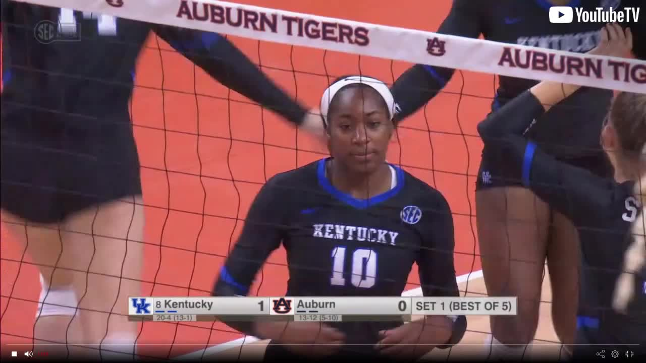 VB: Kentucky 3, Auburn 0