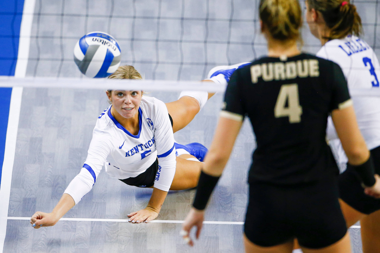 Lauren Tharp.

UK falls to Purdue 3-2.

Photo by Chet White | UK Athletics