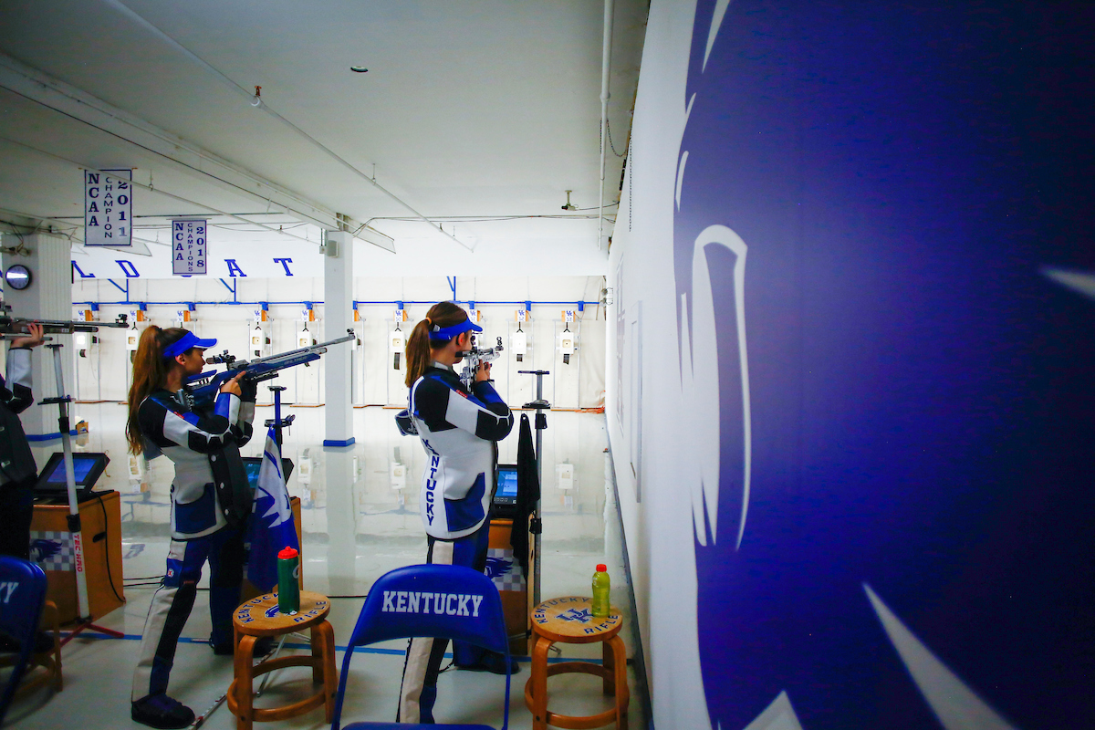 Emmie Sellers. 

Kentucky Rifle vs Ole Miss. 

Photo by Sarah Caputi | UK Athletics