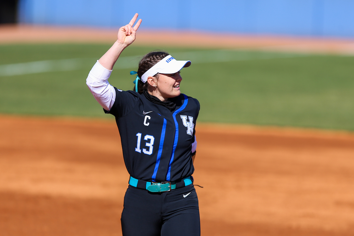 MALLORY PEYTON.

Kentucky wins both matches against Dayton.

Photo by Hannah Phillips | UK Athletics